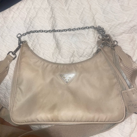Prada beige nylon purse - Picture 5 of 8